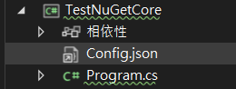 config json present