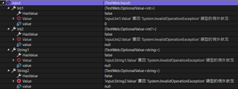 optional update empty result
